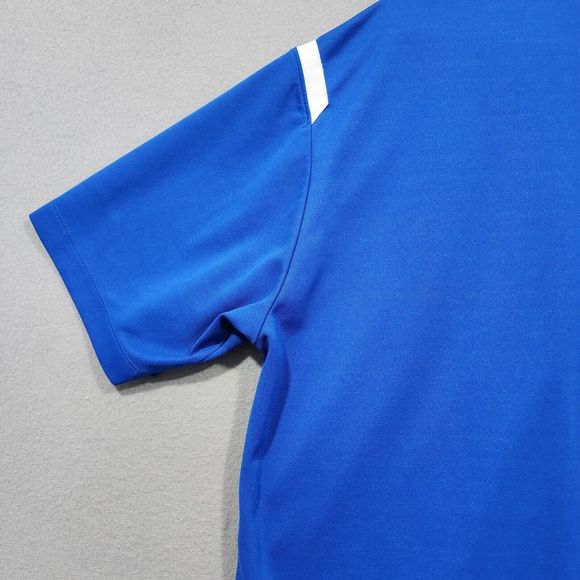 Nike Polo Shirt Mens XL Blue Solid NikeGolf Short Sleeve Athletic DRI-FIT - Picture 4 of 16